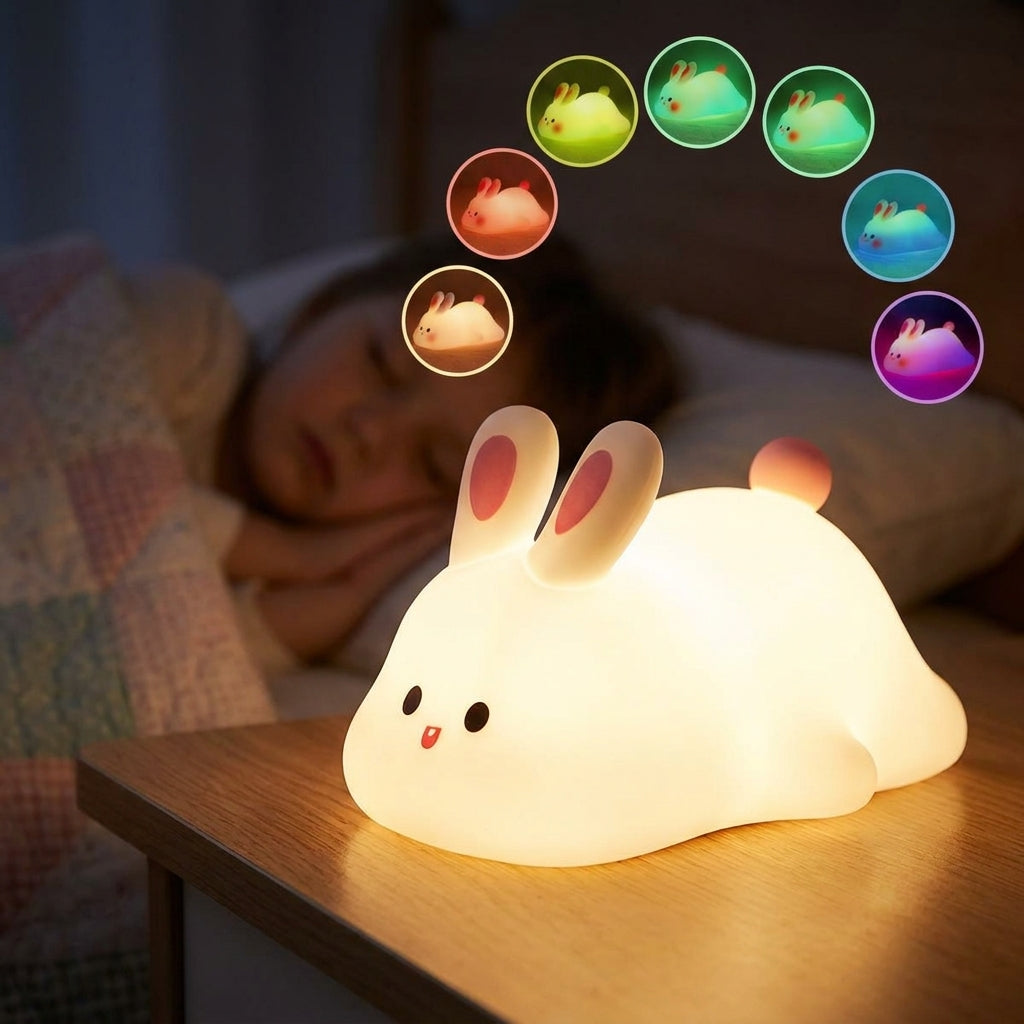 LED Night Light Rechargeable Night Light Portable Night Silicone - Image 6