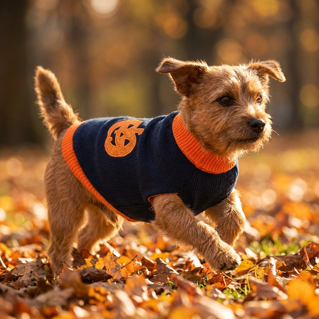Halloween Costume Dog Sweater Knitted Striped Cozy Sweater for Dogs - Image 4
