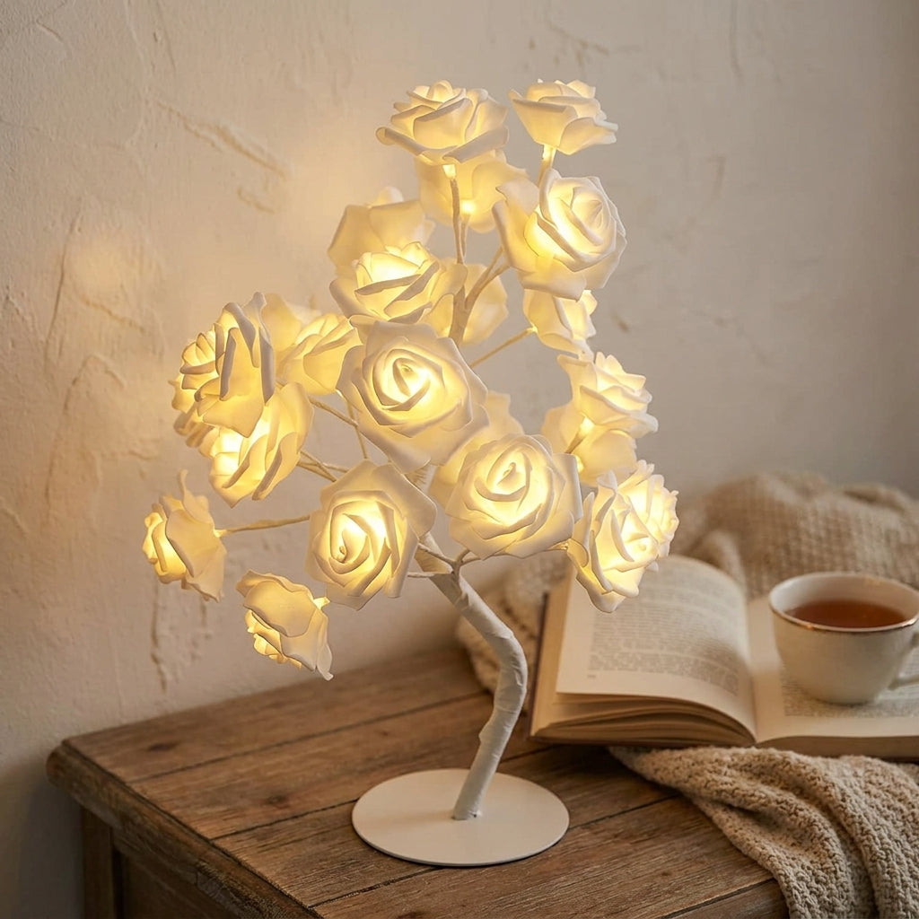 Rose Tree Lamp Decorative Flower LED Table Light - Image 4