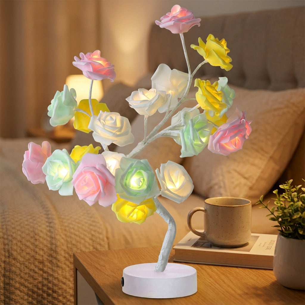 Rose Tree Lamp Decorative Flower LED Table Light - Image 16