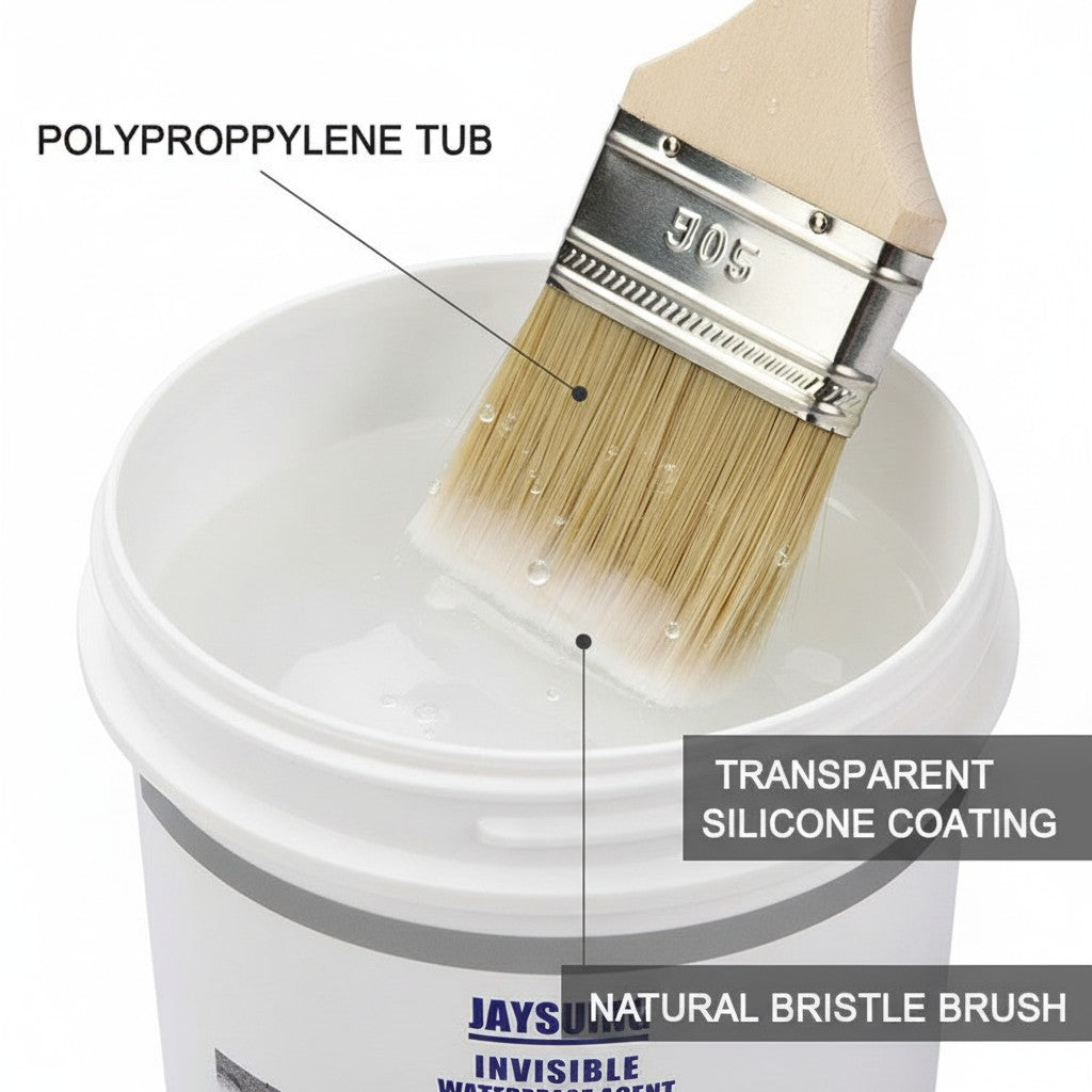 waterproof coating sealant tub close-up construction and materials