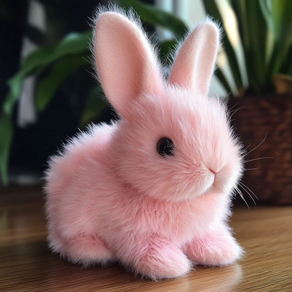 Weighted Stuffed Bunny With Soft Realistic Plush Fur For Cuddling And Comfort - Image 1