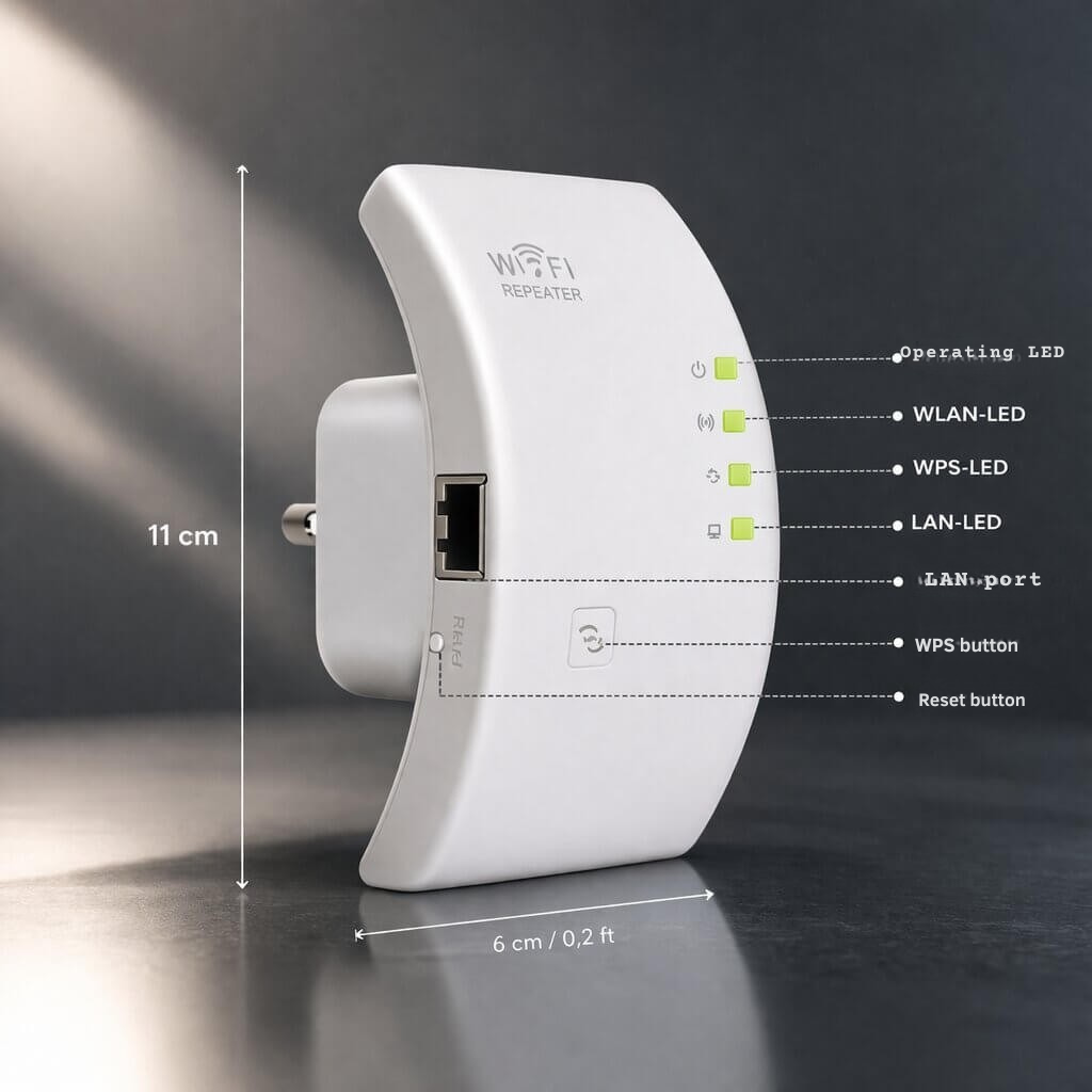 WIFI Extender WIFI Range Extender Compact Wall Plug Extend WIFI Signal - Image 7