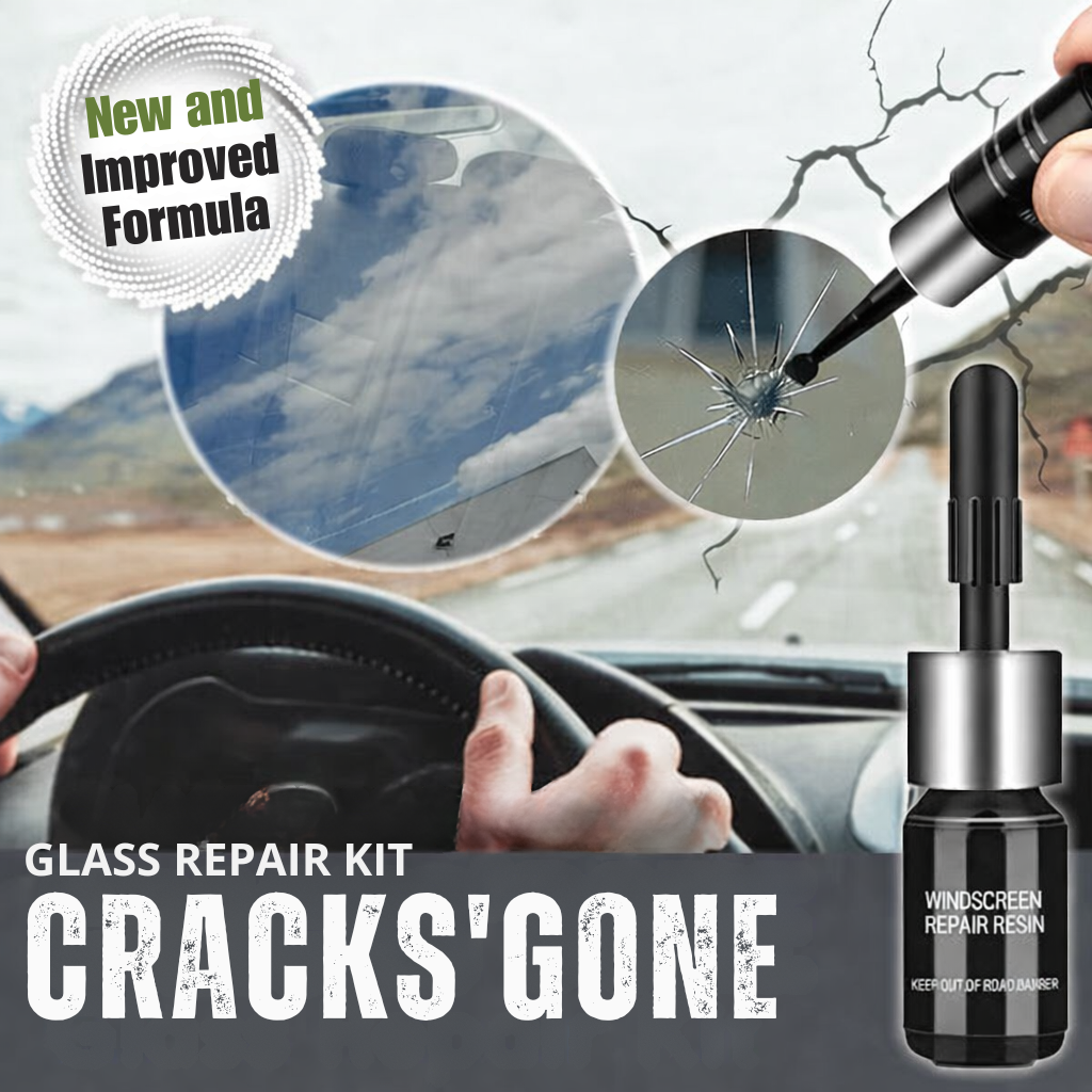 Windshield Crack Repair Kit Auto Glass Repair Diy Chip Repair Kit - Image 2