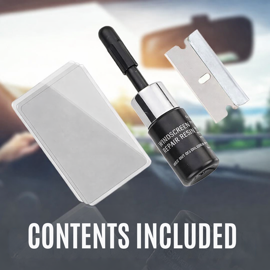 Windshield Crack Repair Kit Auto Glass Repair Diy Chip Repair Kit - Image 3