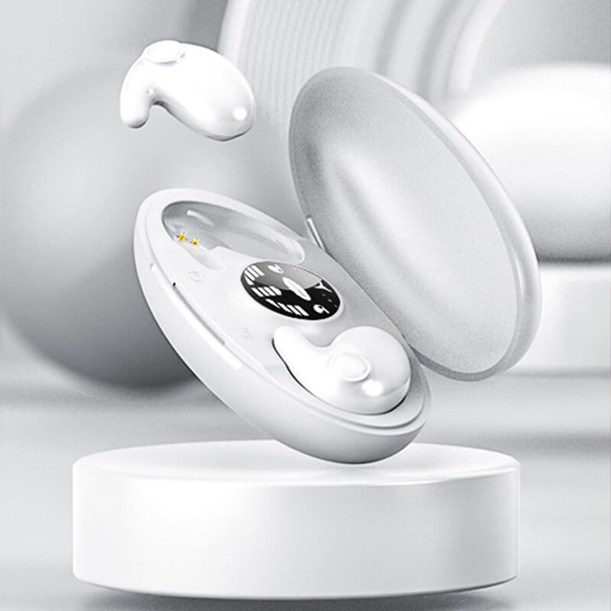 Wireless Bluetooth Earbuds With Active Noise Cancelling Ultra-Thin Sleep Design And 24-Hour Playtime - Image 9