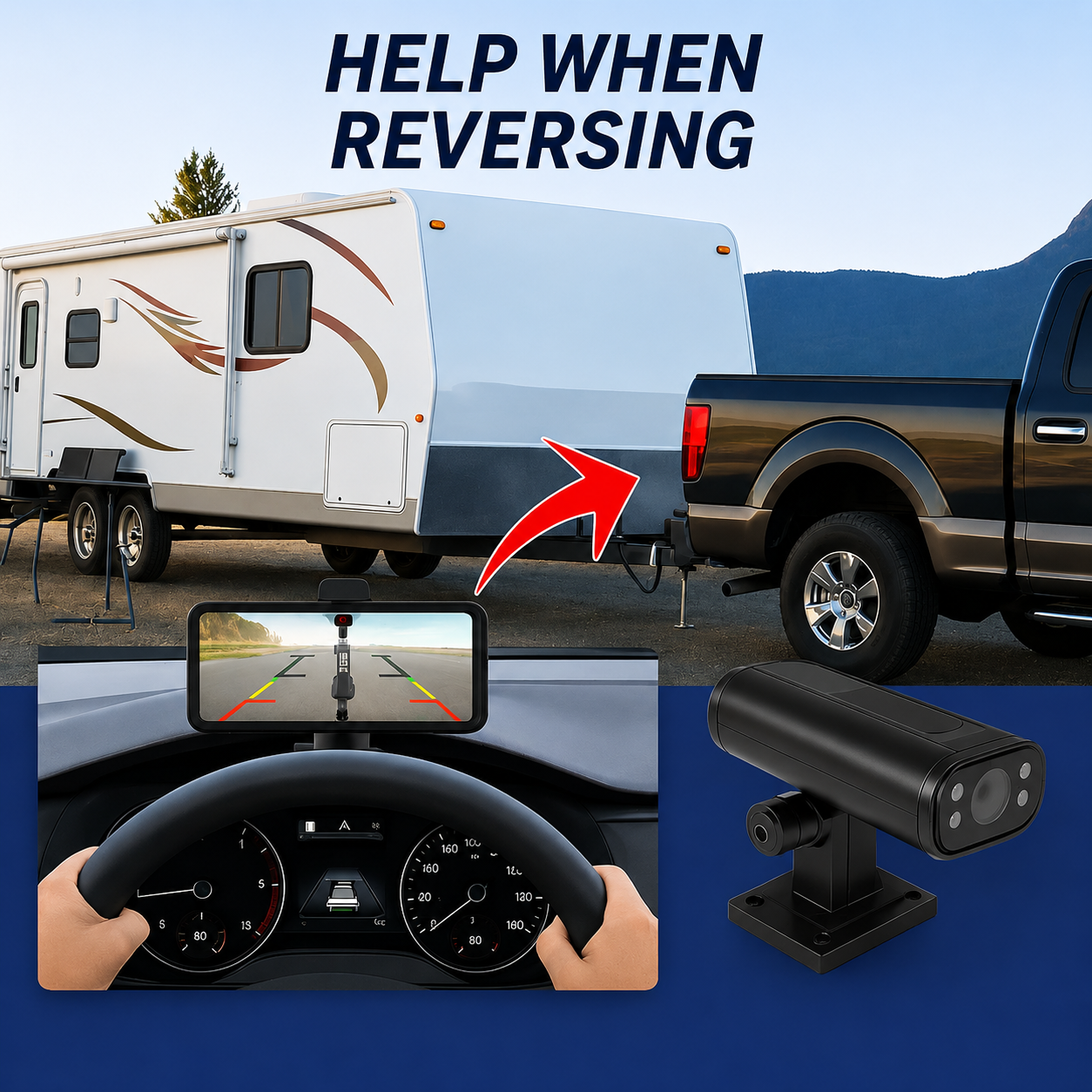 Wireless Rear View Camera HD Night Vision App - Image 3