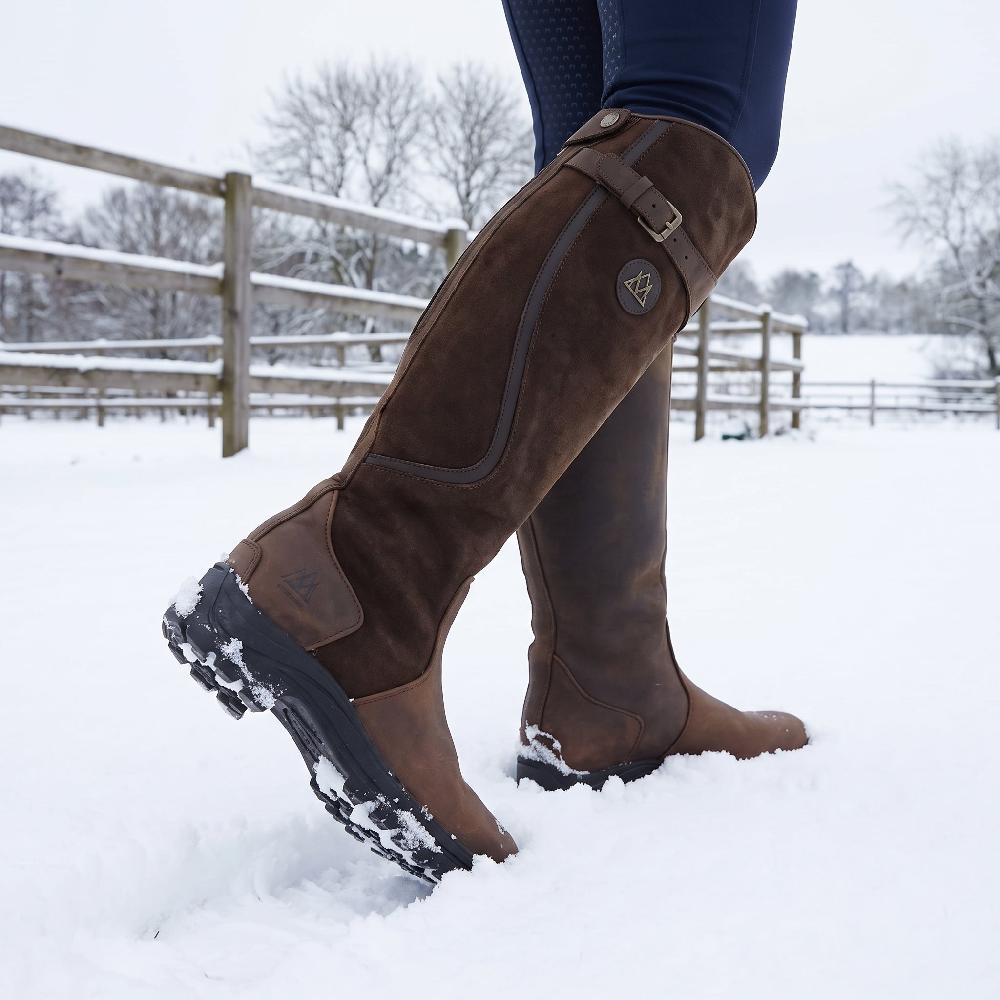 Women's Winter Boots Riding Tall Outdoor - in-use
