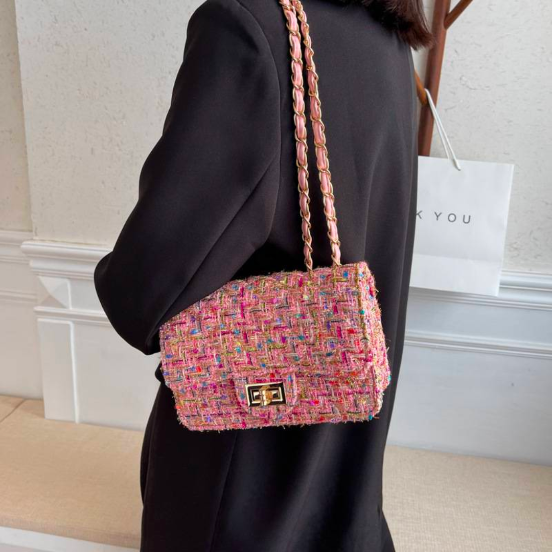 Women's Crossbody Bag Purse Handbag Tweed Everyday - Image 3