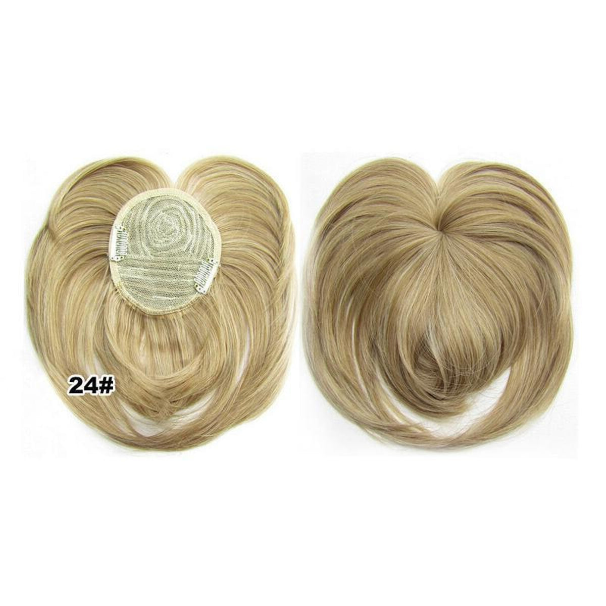 Women's Natural Short Hair Topper - Image 12