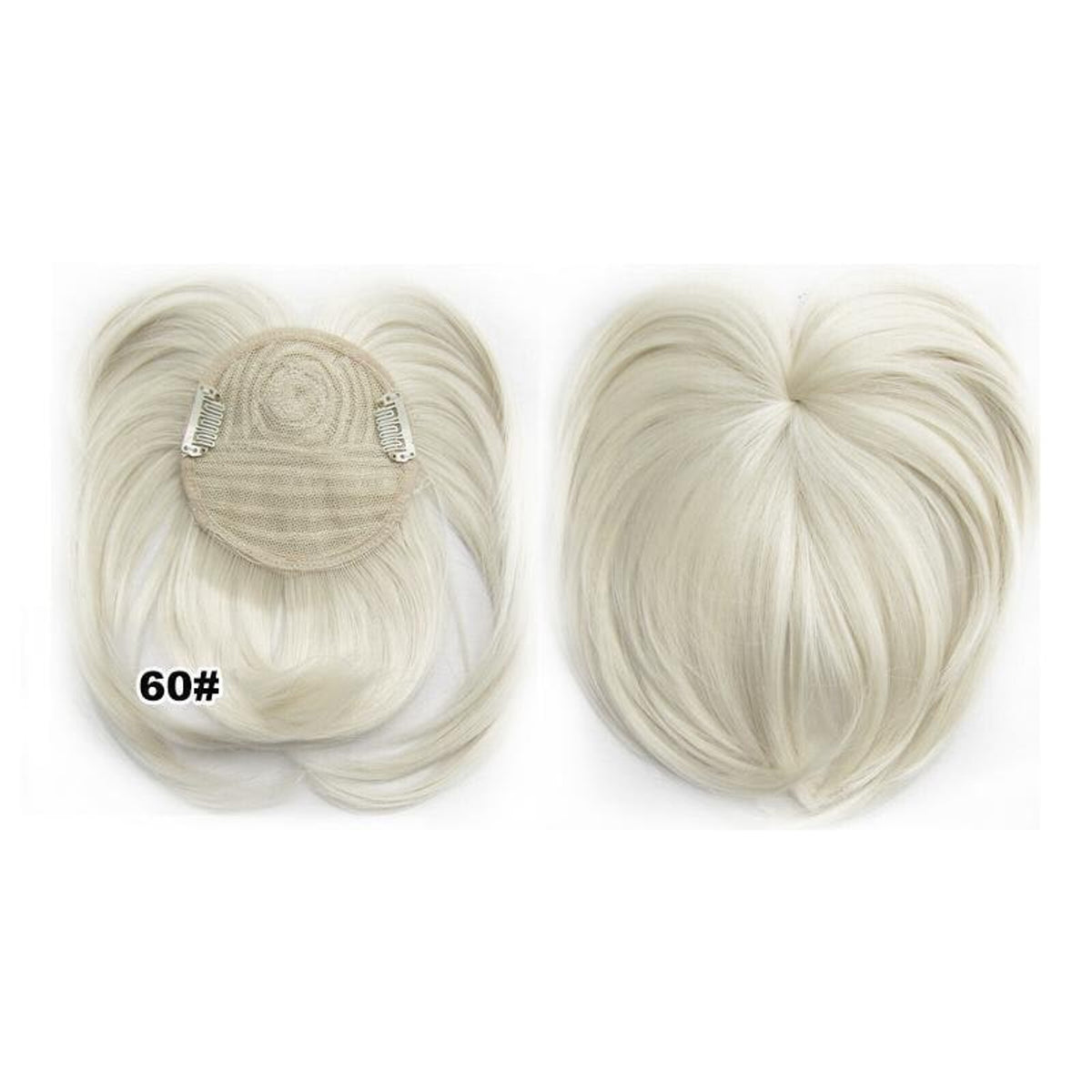 Women's Natural Short Hair Topper - Image 13