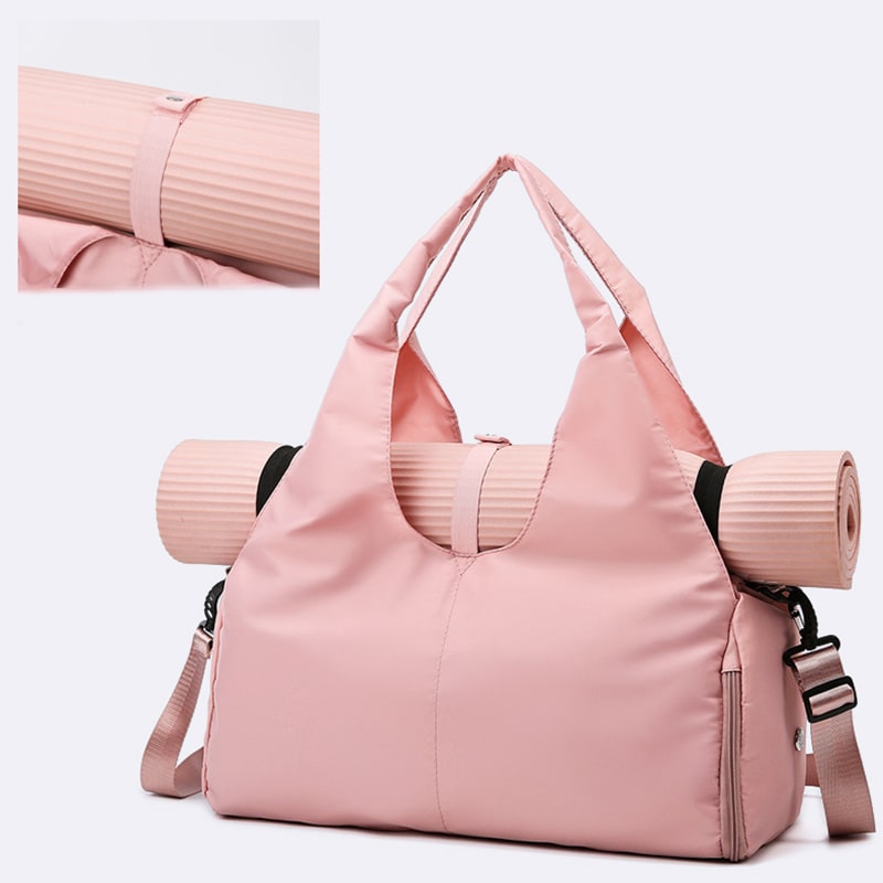 Women's Travel Bag Gym Bag Duffel Bag Sports Shoe Compartment Yoga Bag - Image 14