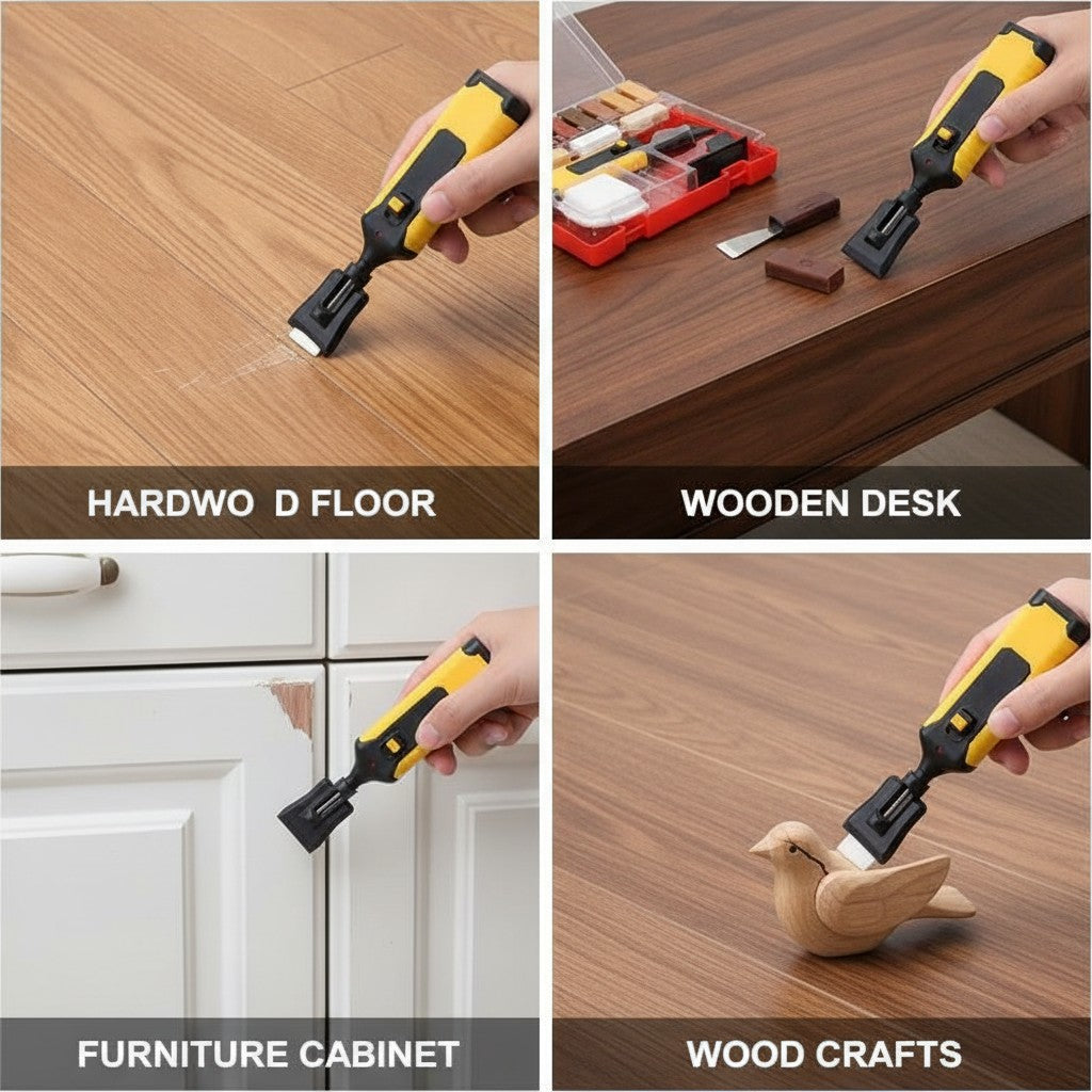 Wood Surface Restorer, DIY Scratch Repair Wax Kit for Floors, Furniture, Cabinets & Wood Crafts benefits